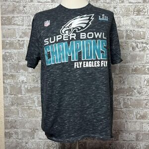 Philadelphia Eagles Shirt Mens Large Super Bowl LII Champions NFL Football Tee